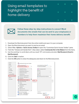 Our guide with instruction on how to use the email templates from the toolkit.