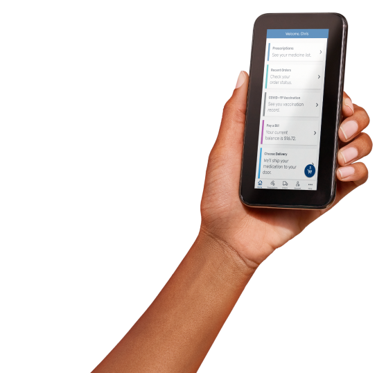 Hand Holding Mobile Device